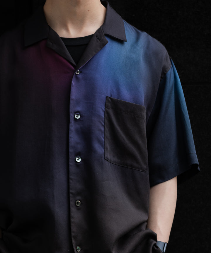 ssstein stein(シュタイン)の24SSコレクションOVERSIZED TENCEL OPEN COLLAR SS SHIRTのGRADATION公式通販サイトsession福岡セレクトショップ