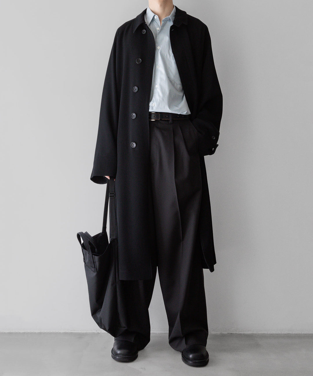 【INTÉRIM】インテリムの200/2 SUPIMA TWILL REGULAR COLLAR SHIRT - L.BLUE公式通販サイトsession福岡セレクトショップ
