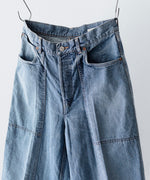 画像をギャラリービューアに読み込む, phebus フィーバス WASHI DENIM WORK PTのFADE BLUE公式通販サイトsession福岡セレクトショップ
