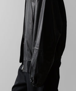 ssstein(シュタイン)の24AWコレクション LEATHER ZIP SHORT JACKET - BLACK 公式通販サイトsession福岡セレクトショップ