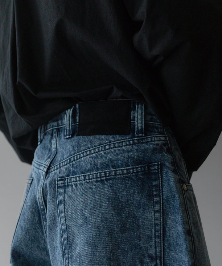 stein(シュタイン)の24SSコレクションCHEMICAL BLEACHED DENIM JEANSのINDIGO