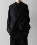 画像をギャラリービューアに読み込む, ssstein(シュタイン)の24AWコレクション OVERSIZED PEAK LAPEL JACKET - BLACK 公式通販サイトsession福岡セレクトショップ
