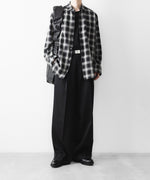 画像をギャラリービューアに読み込む, ssstein(シュタイン)のCOTTON VISCOSE OVERSIZED LS SHIRT - BLACK OMBREの公式通販サイトsession福岡セレクトショップ
