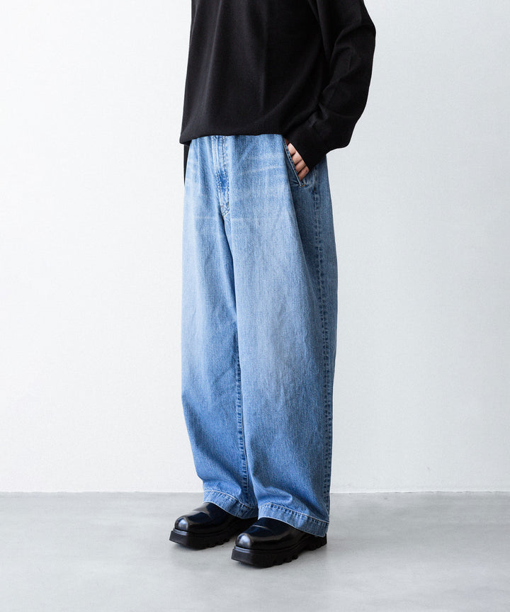 ANTHEM A アンセムエーのWASHED DENIM NO-BRAINER PANTSの INDIGO 公式通販サイトsession福岡セレクトショップ