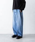 画像をギャラリービューアに読み込む, ANTHEM A アンセムエーのWASHED DENIM NO-BRAINER PANTSの INDIGO 公式通販サイトsession福岡セレクトショップ
