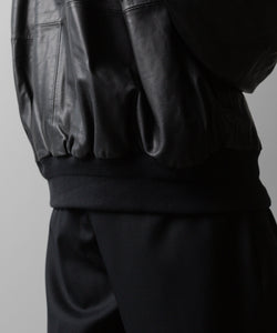 ssstein(シュタイン)の24AWコレクション LEATHER ZIP SHORT JACKET - BLACK 公式通販サイトsession福岡セレクトショップ