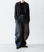 画像をギャラリービューアに読み込む, SUBLATIONS サブレーションズのSASHIKO BANANA CUTTING PANTSのSASHIKO INDIGO 公式通販サイトsession福岡セレクトショップ
