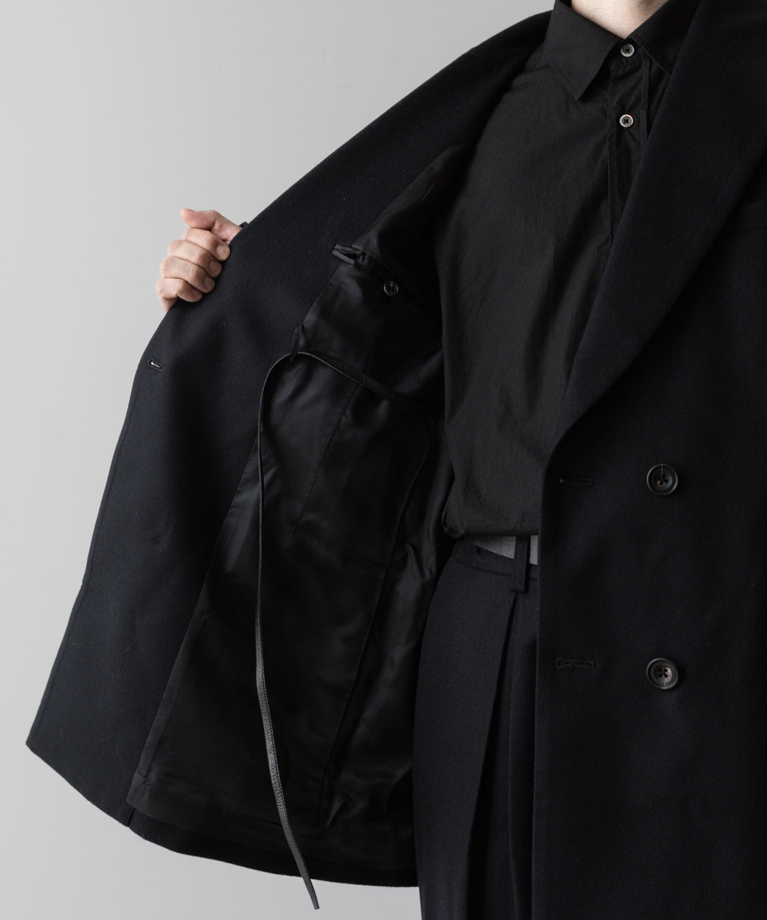 ssstein(シュタイン)の24AWコレクション OVERSIZED PEAK LAPEL JACKET - BLACK 公式通販サイトsession福岡セレクトショップ