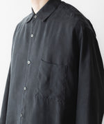 画像をギャラリービューアに読み込む, ssstein(シュタイン)のCUPRO FIBRIL OVERSIZED LS SHIRT - CHARCOALの公式通販サイトsession福岡セレクトショップ
