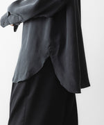画像をギャラリービューアに読み込む, ssstein(シュタイン)のCUPRO FIBRIL OVERSIZED LS SHIRT - CHARCOALの公式通販サイトsession福岡セレクトショップ
