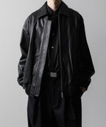 画像をギャラリービューアに読み込む, ssstein(シュタイン)の24AWコレクション LEATHER ZIP SHORT JACKET - BLACK 公式通販サイトsession福岡セレクトショップ
