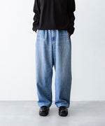 画像をギャラリービューアに読み込む, ANTHEM A アンセムエーのWASHED DENIM NO-BRAINER PANTSの INDIGO 公式通販サイトsession福岡セレクトショップ
