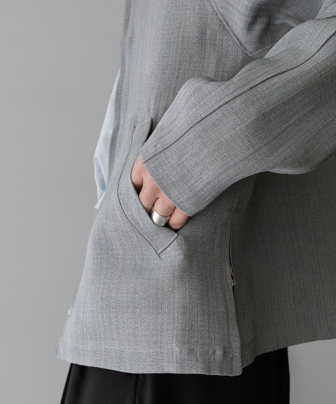【INTÉRIM】インテリムのSILK CANVAS DRIVING JACKET - SHARK SKIN 公式通販サイトsession福岡セレクトショップ