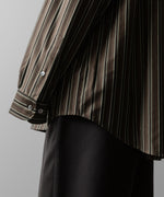 画像をギャラリービューアに読み込む, KANEMASA PHIL. カネマサフィルの46G MODEST STRIPE SHIRT - CHARCOAL BEIGEの公式通販サイトsession福岡セレクトショップ
