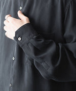 画像をギャラリービューアに読み込む, ssstein(シュタイン)のCUPRO FIBRIL OVERSIZED LS SHIRT - CHARCOALの公式通販サイトsession福岡セレクトショップ
