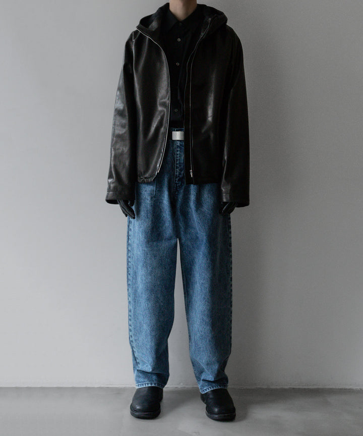 stein(シュタイン)の24SSコレクションCHEMICAL BLEACHED DENIM JEANSのINDIGO