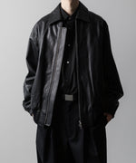 画像をギャラリービューアに読み込む, ssstein(シュタイン)の24AWコレクション LEATHER ZIP SHORT JACKET - BLACK 公式通販サイトsession福岡セレクトショップ
