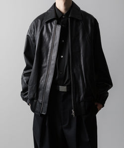 ssstein(シュタイン)の24AWコレクション LEATHER ZIP SHORT JACKET - BLACK 公式通販サイトsession福岡セレクトショップ