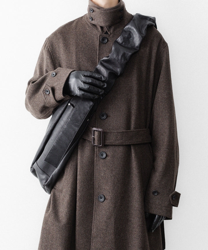 ssstein(シュタイン)のWOOL DOESKIN OVERSIZED INVESTIGATED COAT - GREY BROWNの公式通販サイトsession福岡セレクトショップ
