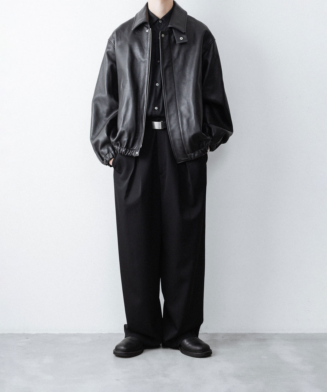ssstein(シュタイン)のSHEEP LEATHER ZIP SHORT JACKET - BLACKの公式通販サイトsession福岡セレクトショップ