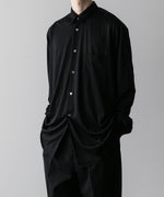 画像をギャラリービューアに読み込む, INTÉRIM(インテリム)のEXTRA FINE MERINO WOOL JERSEY L/S REGULAR SHIRT - BLACKの公式通販サイトsession福岡セレクトショップ
