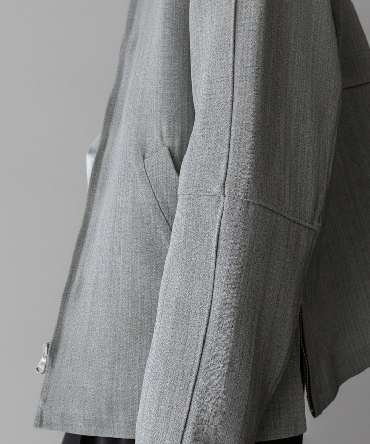 【INTÉRIM】インテリムのSILK CANVAS DRIVING JACKET - SHARK SKIN 公式通販サイトsession福岡セレクトショップ