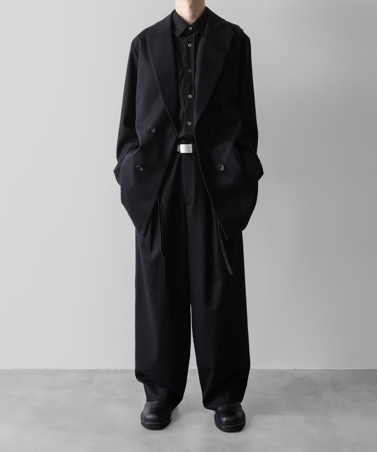 ssstein(シュタイン)の24AWコレクション OVERSIZED PEAK LAPEL JACKET - BLACK 公式通販サイトsession福岡セレクトショップ