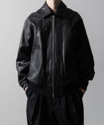 画像をギャラリービューアに読み込む, ssstein(シュタイン)の24AWコレクション LEATHER ZIP SHORT JACKET - BLACK 公式通販サイトsession福岡セレクトショップ
