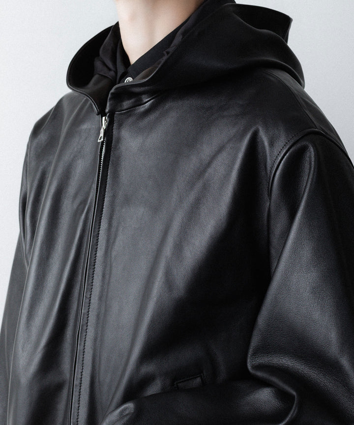 ssstein(シュタイン)のLAMB LEATER HOOD JACKET - BLACKの公式通販サイトsession福岡セレクトショップ