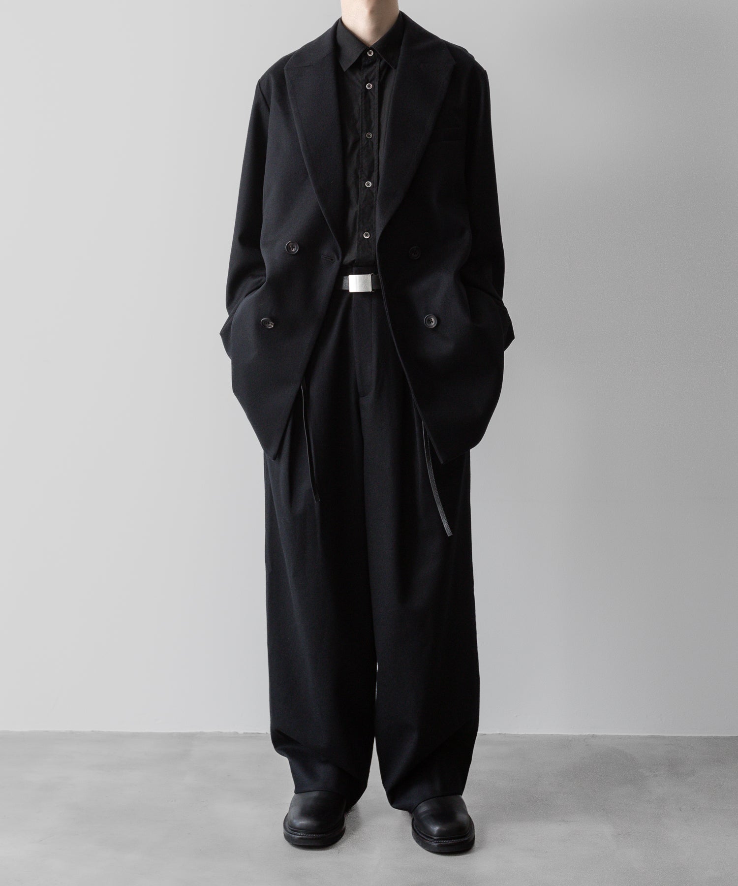 ssstein(シュタイン)の24AWコレクション OVERSIZED PEAK LAPEL JACKET - BLACK 公式通販サイトsession福岡セレクトショップ