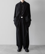 画像をギャラリービューアに読み込む, ssstein(シュタイン)の24AWコレクション OVERSIZED PEAK LAPEL JACKET - BLACK 公式通販サイトsession福岡セレクトショップ
