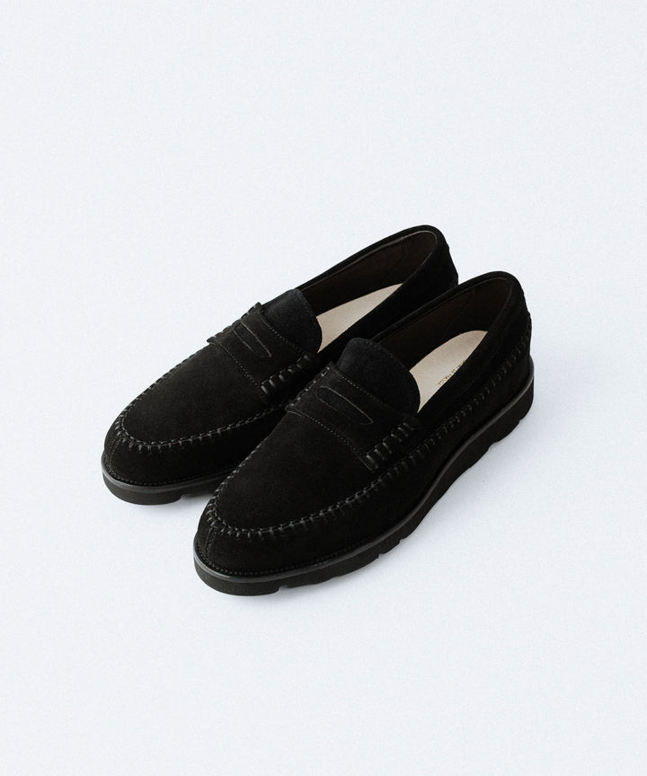 Marbot マルボーのSIDE STITCHING LOAFERのBLACK SUEDE公式通販サイトsession福岡セレクトショップ