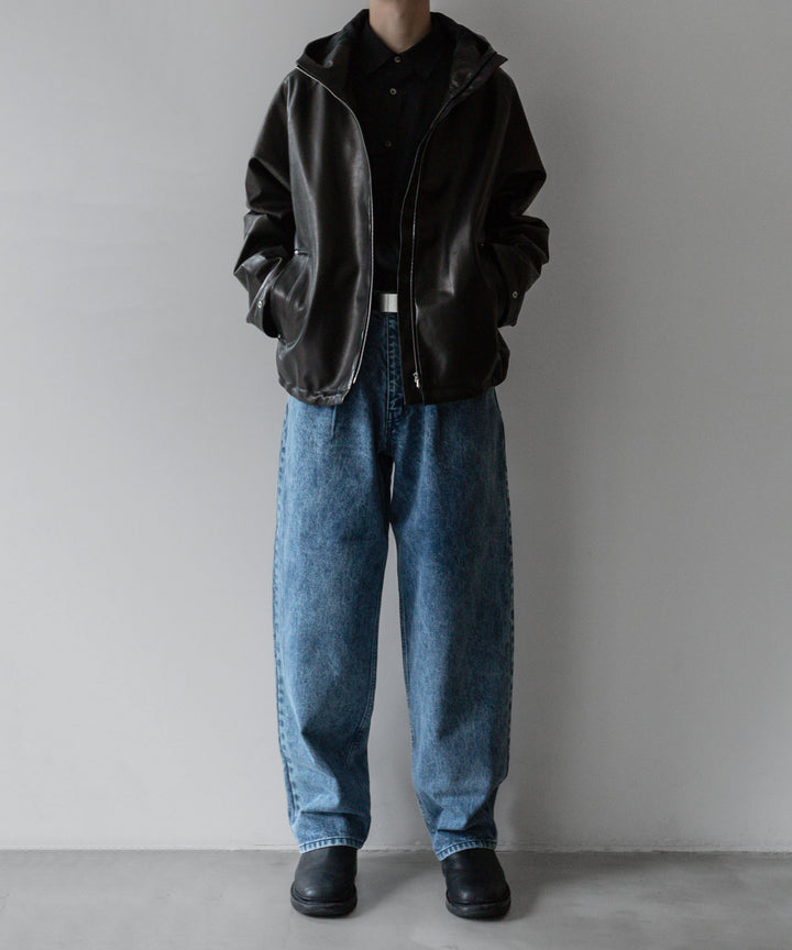 stein(シュタイン)の24SSコレクションCHEMICAL BLEACHED DENIM JEANSのINDIGO