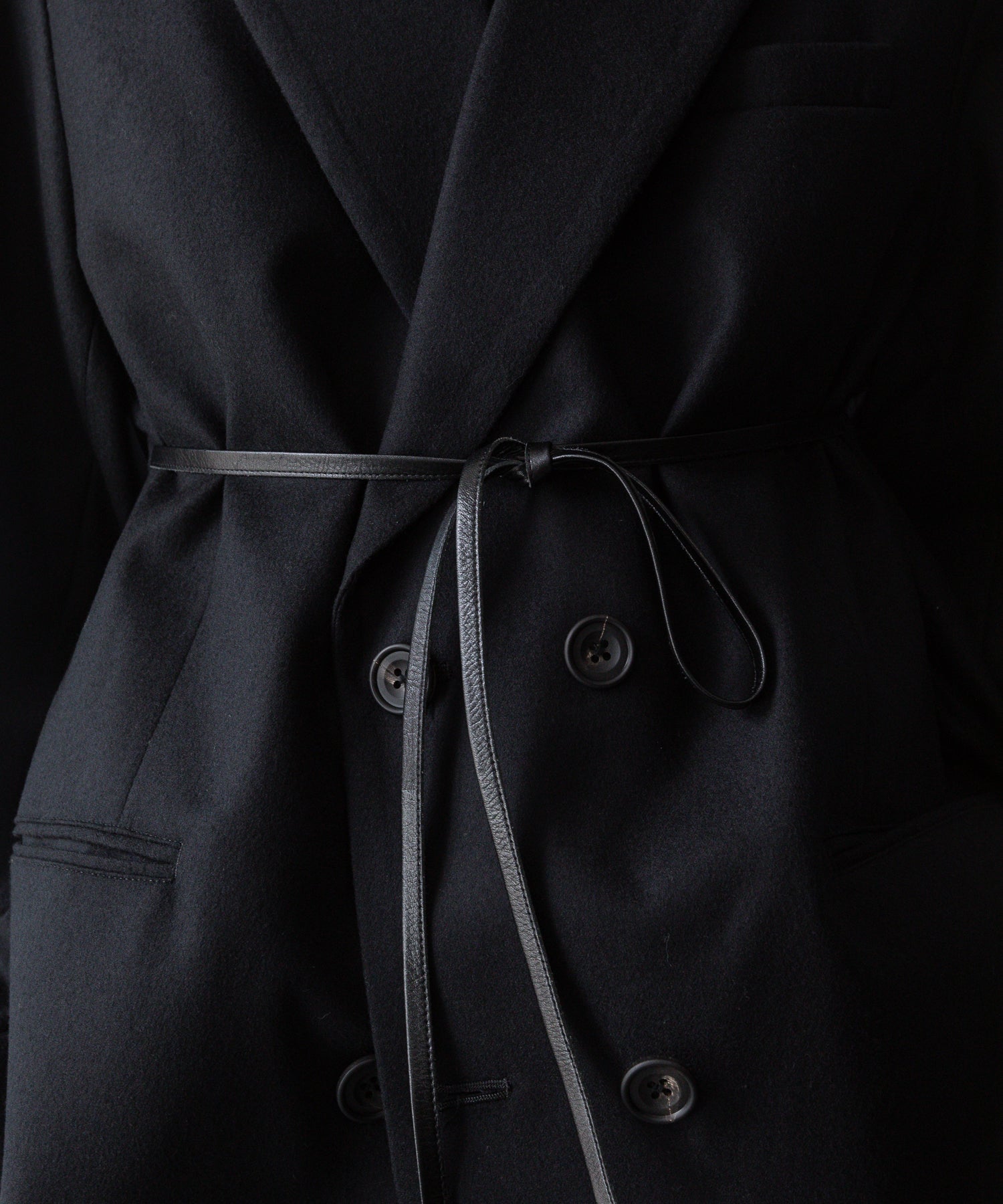 ssstein(シュタイン)の24AWコレクション OVERSIZED PEAK LAPEL JACKET - BLACK 公式通販サイトsession福岡セレクトショップ