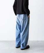 画像をギャラリービューアに読み込む, ANTHEM A アンセムエーのWASHED DENIM NO-BRAINER PANTSの INDIGO 公式通販サイトsession福岡セレクトショップ
