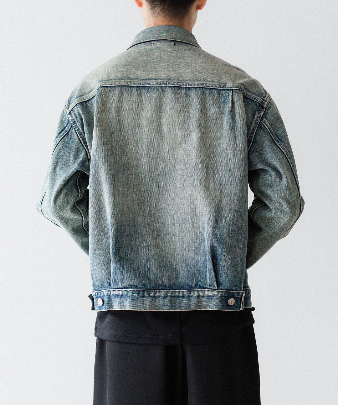 INTÉRIM インテリム HYPER BIG SHABBY VINTAGE "2ND" SHUTTLE DENIM SIDE PANEL JACKETのS.NAVY 公式通販サイトsession福岡セレクトショップ