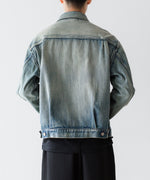 画像をギャラリービューアに読み込む, INTÉRIM インテリム HYPER BIG SHABBY VINTAGE &quot;2ND&quot; SHUTTLE DENIM SIDE PANEL JACKETのS.NAVY 公式通販サイトsession福岡セレクトショップ

