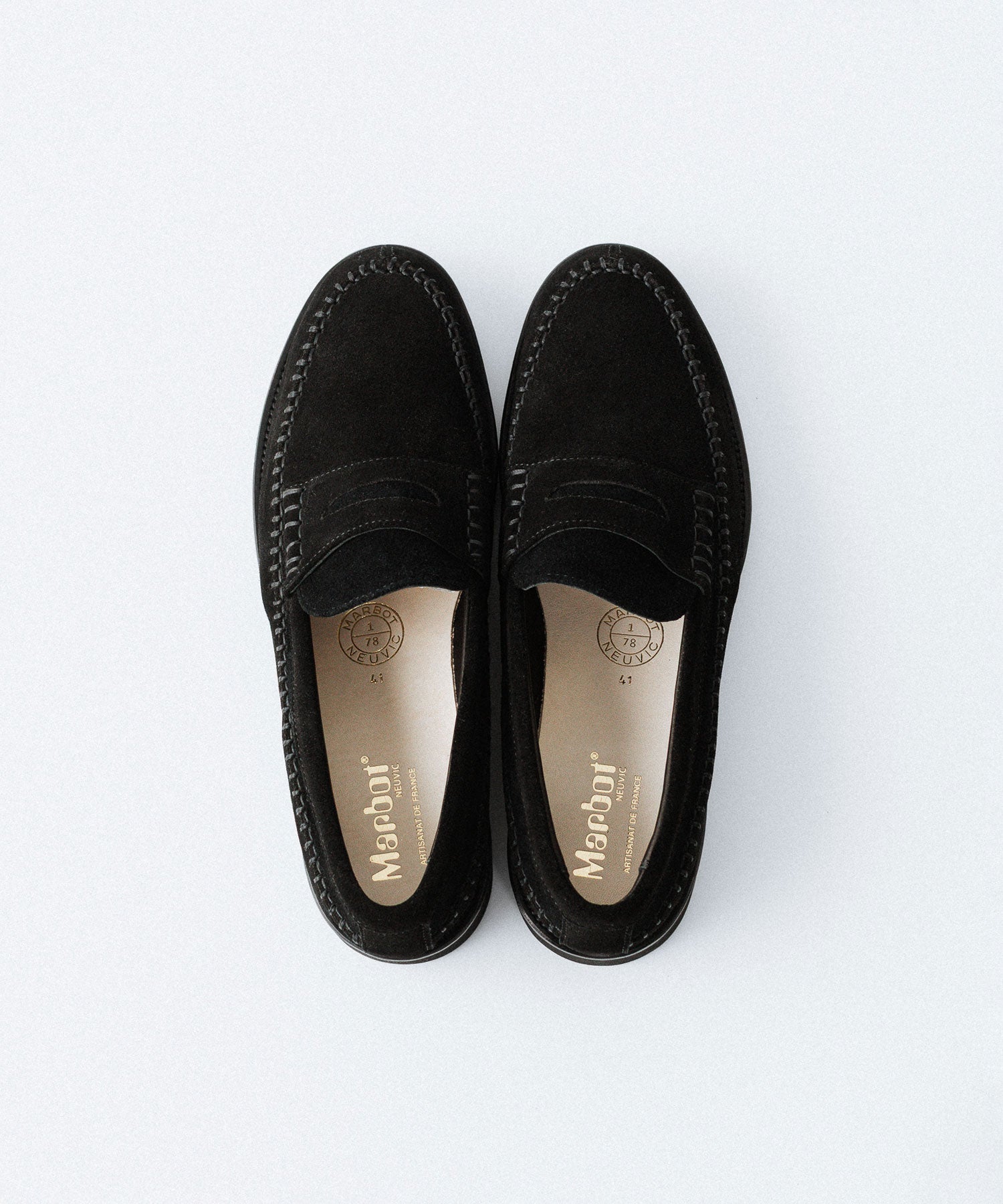 新品 定価42,900円 MARBOT LOAFER Marbot 】MOCCASIN SHOES (CHRISTY CUT SOLE) - BROWN SUEDE | 公式