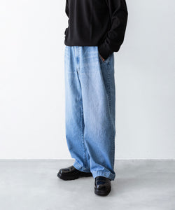 ANTHEM A / アンセムエー】WASHED DENIM NO-BRAINER PANTS - INDIGO