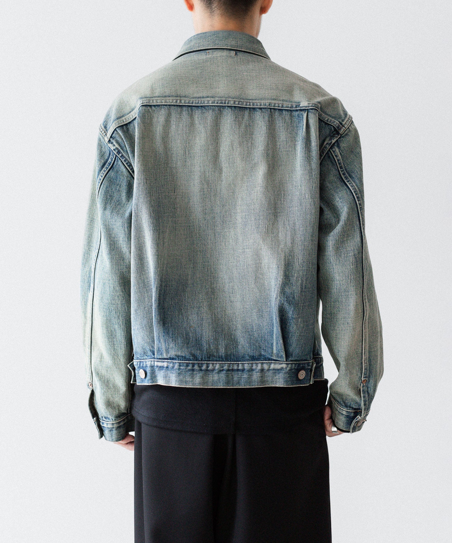 INTÉRIM インテリム HYPER BIG SHABBY VINTAGE "2ND" SHUTTLE DENIM SIDE PANEL JACKETのS.NAVY 公式通販サイトsession福岡セレクトショップ