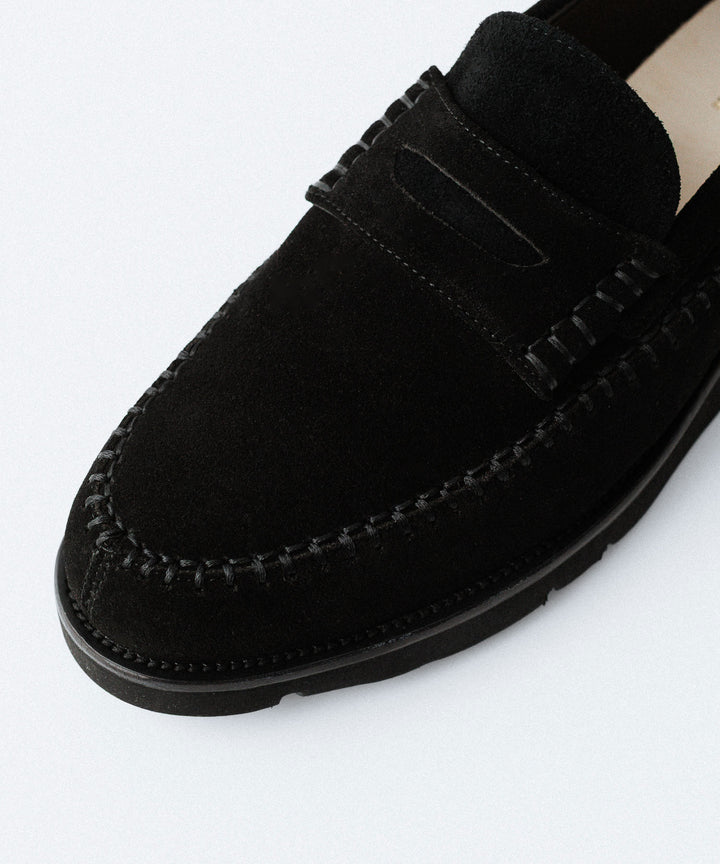 Marbot マルボーのSIDE STITCHING LOAFERのBLACK SUEDE公式通販サイトsession福岡セレクトショップ