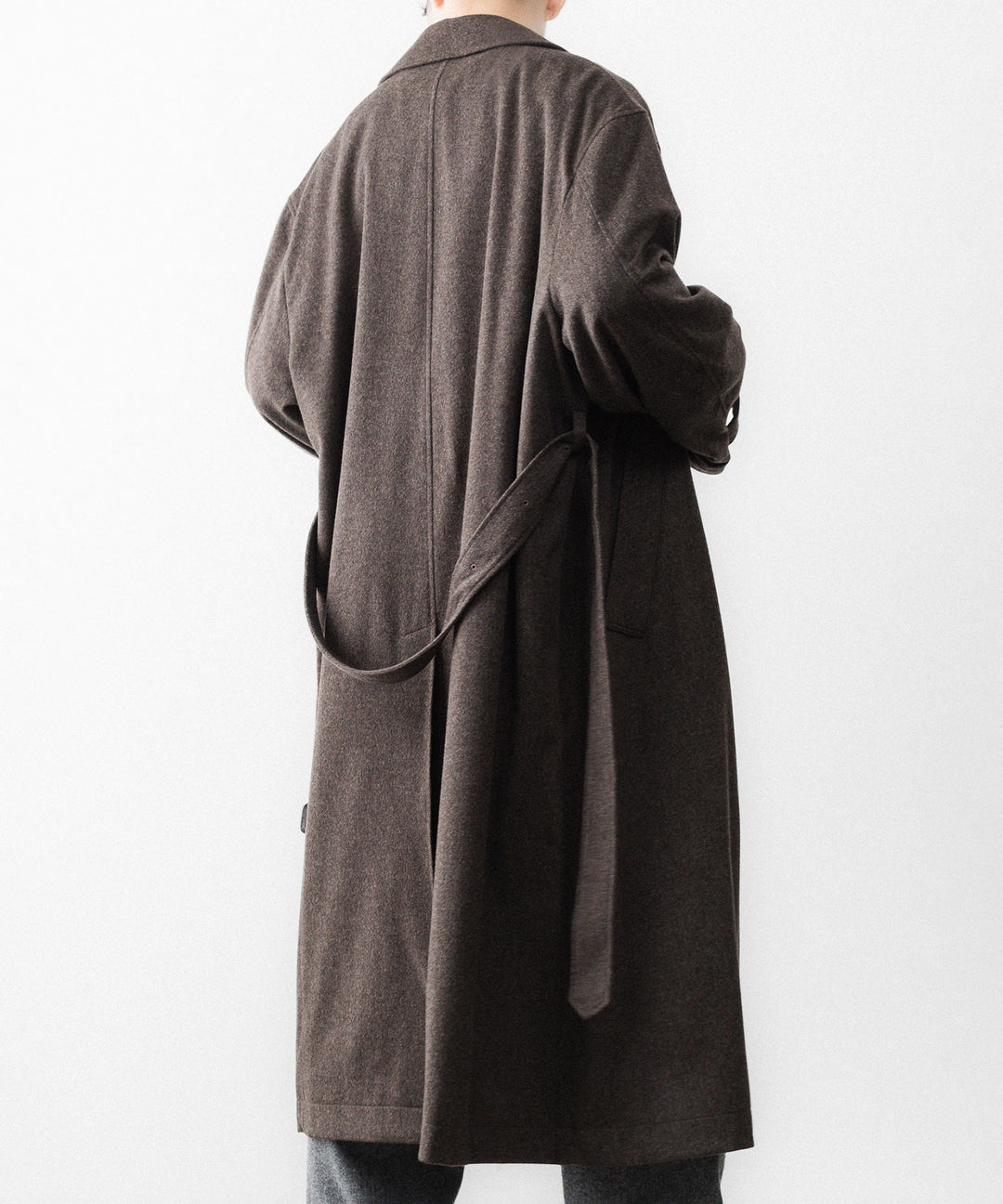 ssstein(シュタイン)のWOOL DOESKIN OVERSIZED INVESTIGATED COAT - GREY BROWNの公式通販サイトsession福岡セレクトショップ
