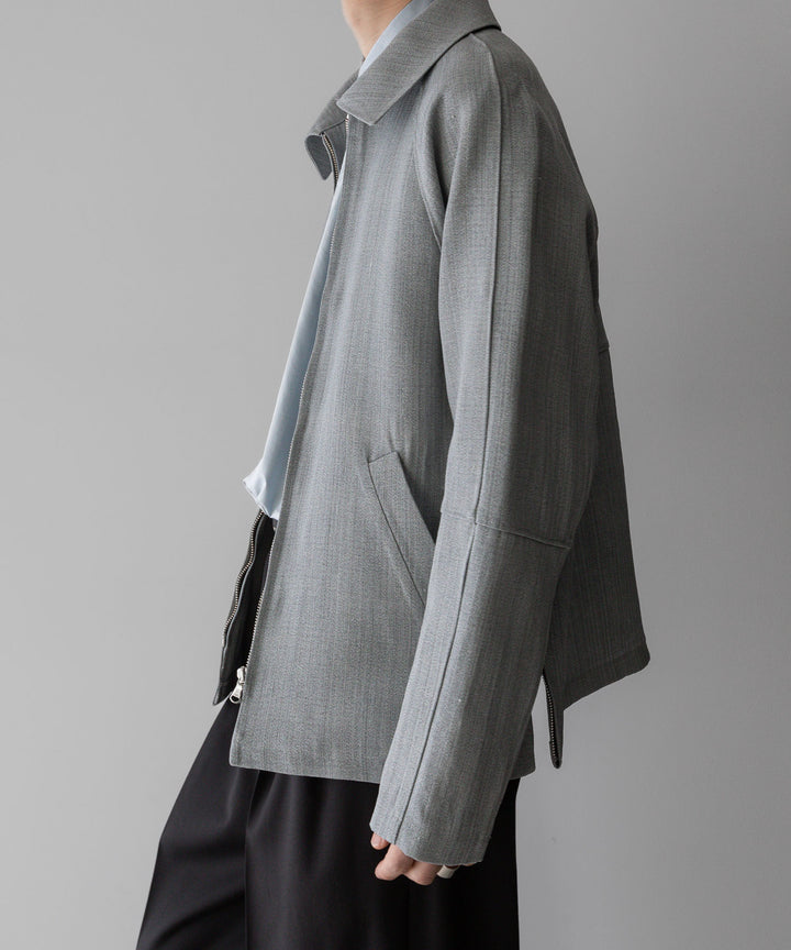 【INTÉRIM】インテリムのSILK CANVAS DRIVING JACKET - SHARK SKIN 公式通販サイトsession福岡セレクトショップ