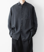 画像をギャラリービューアに読み込む, ssstein(シュタイン)のCUPRO FIBRIL OVERSIZED LS SHIRT - CHARCOALの公式通販サイトsession福岡セレクトショップ
