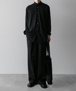 画像をギャラリービューアに読み込む, INTÉRIM(インテリム)のEXTRA FINE MERINO WOOL JERSEY L/S REGULAR SHIRT - BLACKの公式通販サイトsession福岡セレクトショップ
