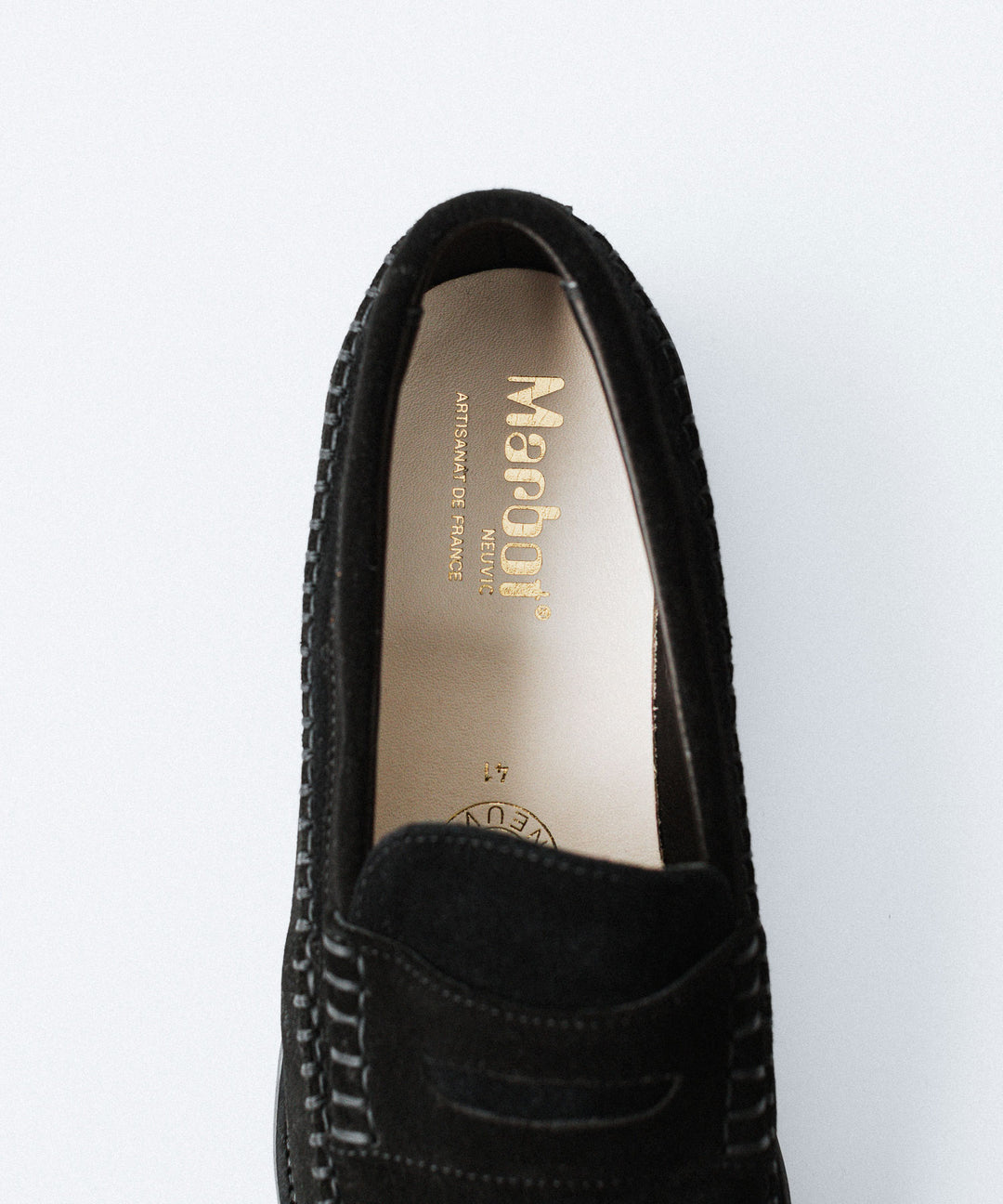 Marbot マルボーのSIDE STITCHING LOAFERのBLACK SUEDE公式通販サイトsession福岡セレクトショップ