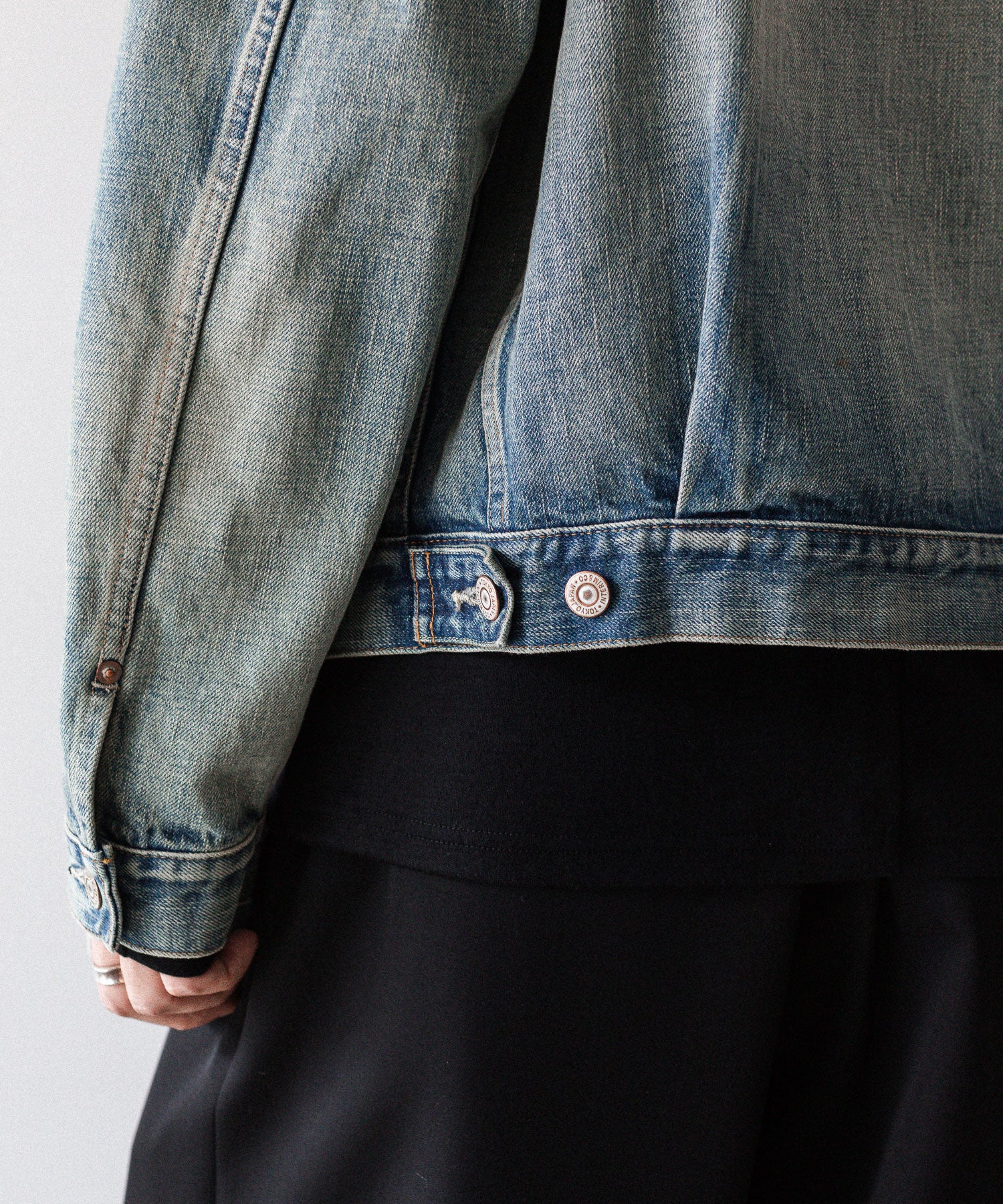 INTÉRIM インテリム HYPER BIG SHABBY VINTAGE "2ND" SHUTTLE DENIM SIDE PANEL JACKETのS.NAVY 公式通販サイトsession福岡セレクトショップ
