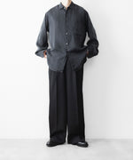 画像をギャラリービューアに読み込む, ssstein(シュタイン)のCUPRO FIBRIL OVERSIZED LS SHIRT - CHARCOALの公式通販サイトsession福岡セレクトショップ
