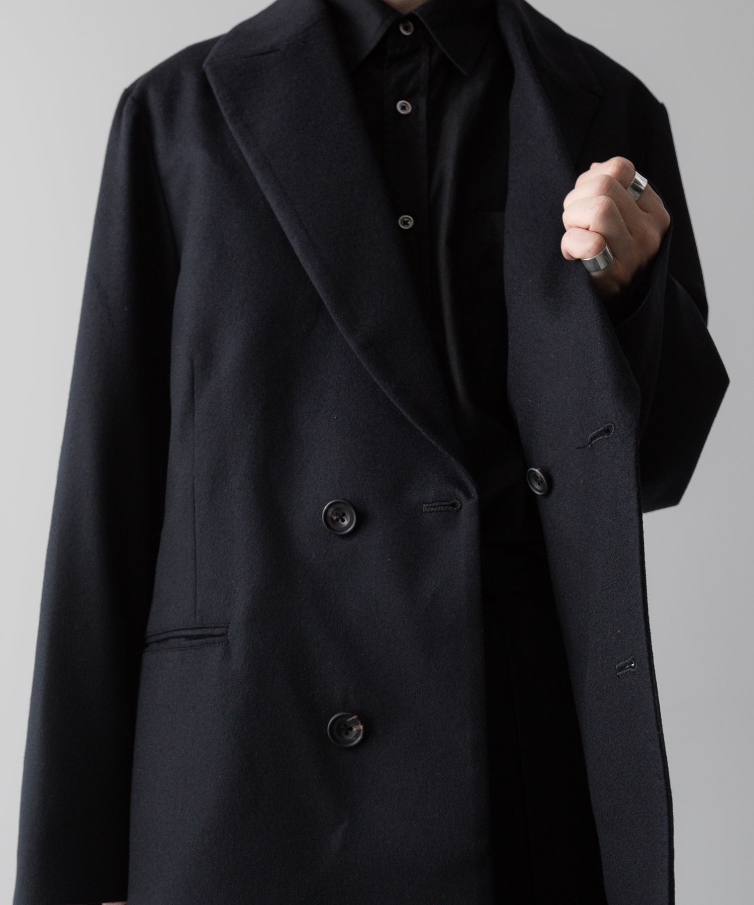 ssstein(シュタイン)の24AWコレクション OVERSIZED PEAK LAPEL JACKET - BLACK 公式通販サイトsession福岡セレクトショップ