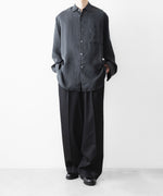 画像をギャラリービューアに読み込む, ssstein(シュタイン)のCUPRO FIBRIL OVERSIZED LS SHIRT - CHARCOALの公式通販サイトsession福岡セレクトショップ
